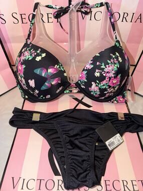 Victorias Secret Bombshell Swim Suit 32B XS Bottoms